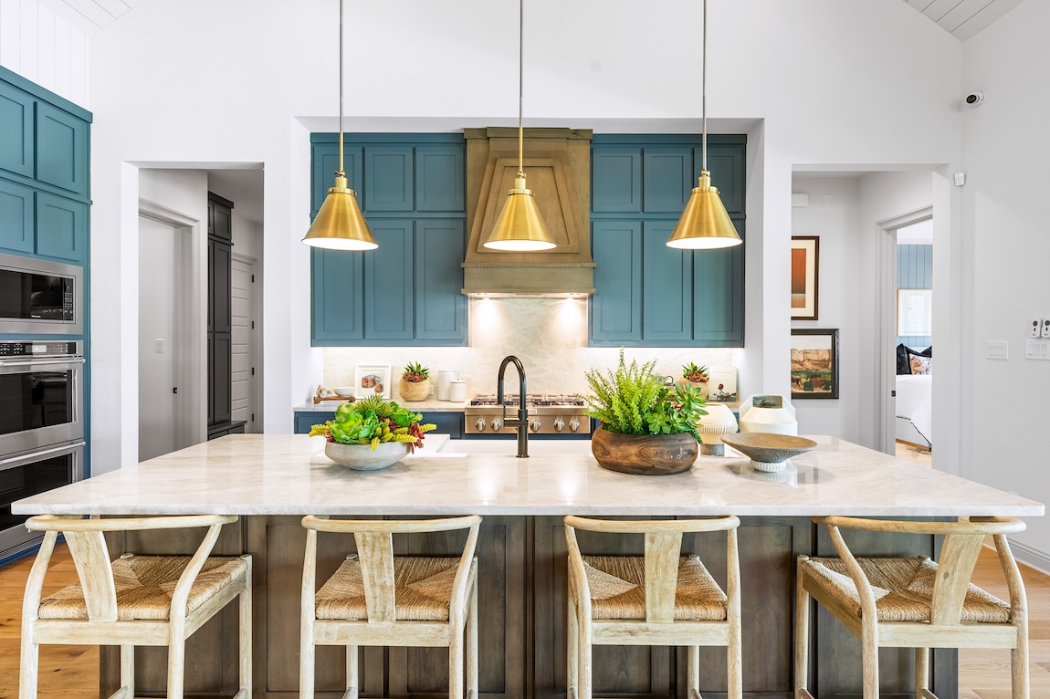 Kitchen remodel with expanded counter space